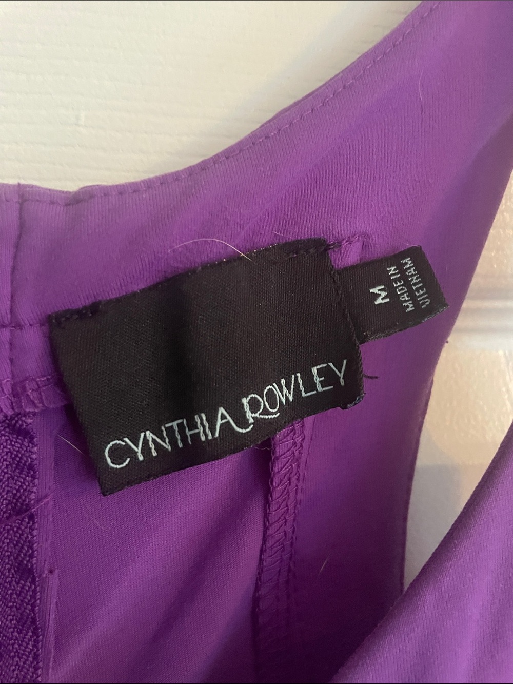 Cynthia Rowley purple dress with pockets - Picture 2 of 3
